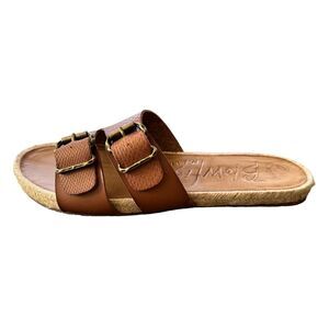 Women's Sandal Blowfish Malibu Gennah Rope Size 9 Arabian Sand DyeCut Brown